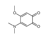 4-(dimethylamino)-5-methoxycyclohexa-3,5-diene-1,2-dione结构式