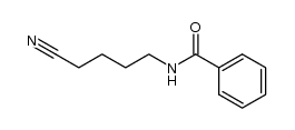 5-N-benzamidopentanenitrile Structure