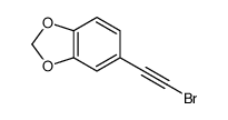 5-(2-bromoethynyl)-1,3-benzodioxole Structure