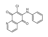 6-anilino-7-chloroquinoline-5,8-dione结构式
