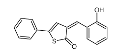 3-[(2-hydroxyphenyl)methylidene]-5-phenylthiophen-2-one Structure