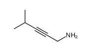 4-methylpent-2-yn-1-amine结构式