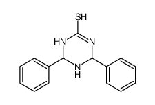 4,6-diphenyl-1,3,5-triazinane-2-thione Structure