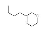 5-butyl-3,6-dihydro-2H-pyran结构式