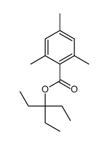 3-ethylpentan-3-yl 2,4,6-trimethylbenzoate结构式