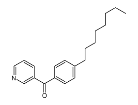 (4-octylphenyl)-pyridin-3-ylmethanone结构式