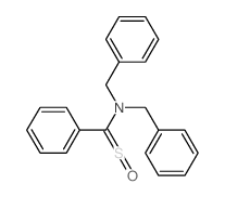 N-benzyl-1-phenyl-N-(phenyl-sulfinyl-methyl)methanamine structure