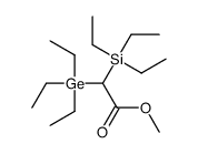methyl 2-triethylgermyl-2-triethylsilylacetate Structure