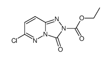 6-chloro-3-oxo-[1,2,4]triazolo[4,3-b]pyridazine-2-carboxylic acid ethyl ester Structure