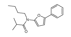N-butyl-2-methyl-N-(5-phenylfuran-2-yl)propanamide Structure