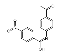 N-(4-acetylphenyl)-4-nitrobenzamide structure