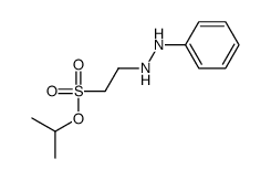 propan-2-yl 2-(2-phenylhydrazinyl)ethanesulfonate Structure
