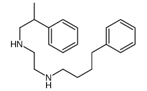 N-(4-phenylbutyl)-N'-(2-phenylpropyl)ethane-1,2-diamine Structure