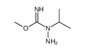 methyl N-amino-N-propan-2-ylcarbamimidate结构式