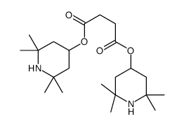 BIS(2,2,6,6-TETRAMETHYL-4-PIPERIDYL)SUCCINATE结构式