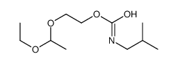 2-(1-ethoxyethoxy)ethyl N-(2-methylpropyl)carbamate Structure