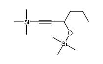 trimethyl(1-trimethylsilylhex-1-yn-3-yloxy)silane结构式