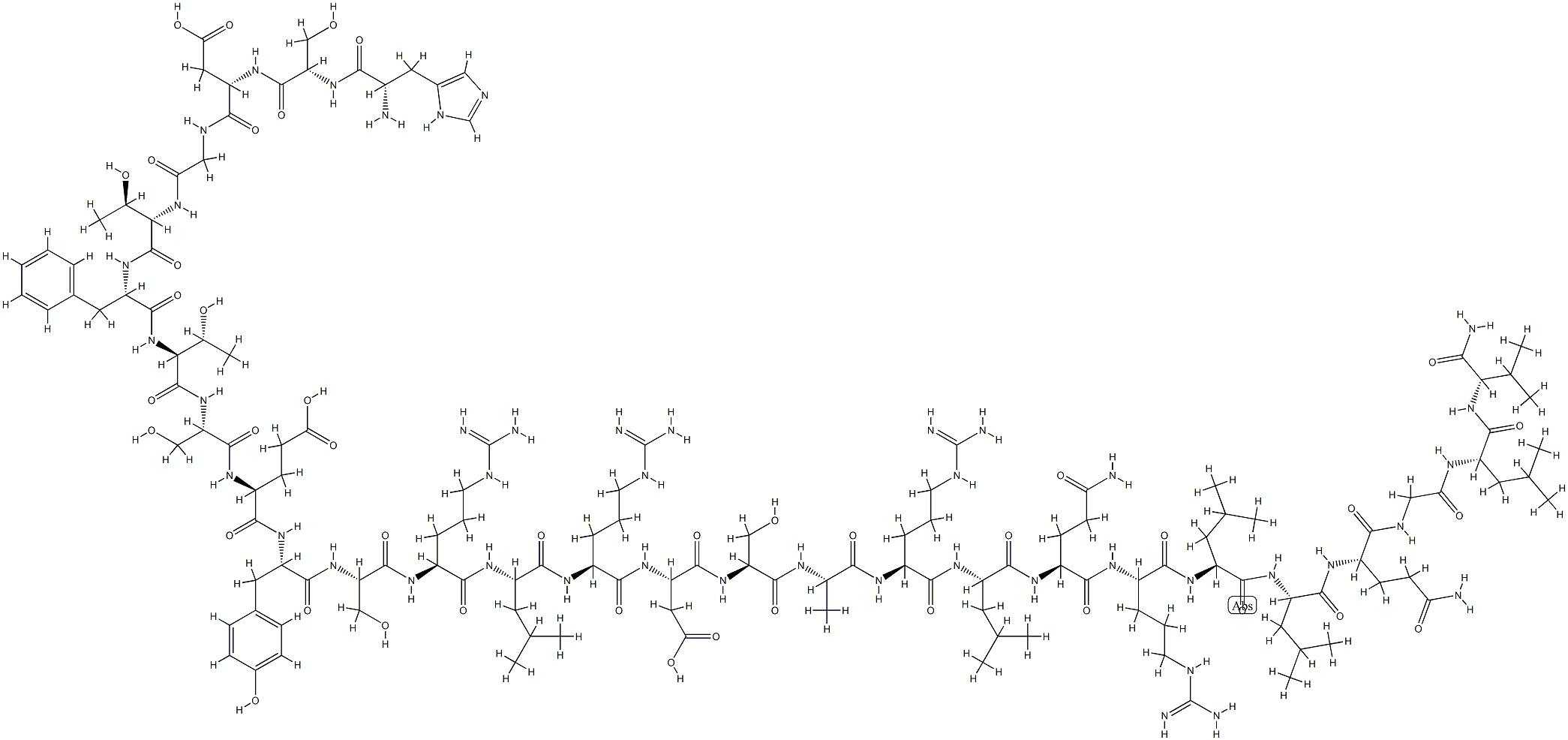 secretin,-Tyr(10)- Structure
