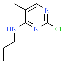 2-chloro-5-methyl-4-(N-propylamino)pyrimidine结构式