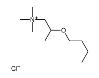 2-butoxypropyl(trimethyl)azanium,chloride结构式