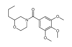 2-Propyl-4-(3,4,5-trimethoxybenzoyl)morpholine结构式