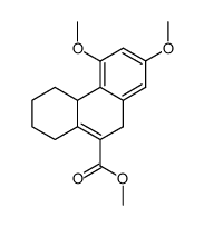 2,4-Dimethoxy-4b,5,6,7,8,10-hexahydro-phenanthrene-9-carboxylic acid methyl ester Structure