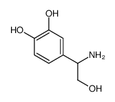 4-(1-amino-2-hydroxyethyl)benzene-1,2-diol结构式