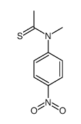 Ethanethioamide,N-methyl-N-(4-nitrophenyl)- Structure