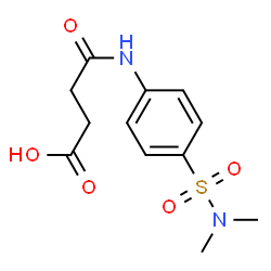 N-(4-DIMETHYLSULFAMOYL-PHENYL)-SUCCINAMIC ACID Structure