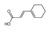 3-CYCLOHEX-1-ENYL-ACRYLIC ACID Structure