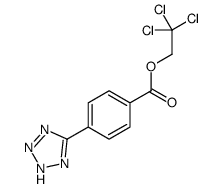 2,2,2-trichloroethyl 4-(2H-tetrazol-5-yl)benzoate结构式