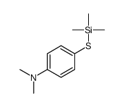 N,N-dimethyl-4-trimethylsilylsulfanylaniline结构式