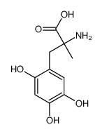 2-methyl-3-(2,4,5-trihydroxyphenyl)alanine结构式
