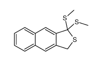3,3-bis(methylsulfanyl)-1H-benzo[f][2]benzothiole Structure