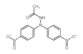 Aceticacid, 2,2-bis(4-nitrophenyl)hydrazide structure