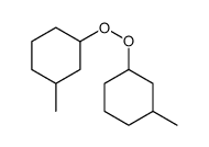 Bis(3-methylcyclohexyl) peroxide Structure