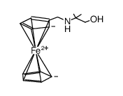 2-(ferrocenylmethyl)amino-2-methyl-propan-1-ol Structure