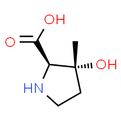D-Proline, 3-hydroxy-3-methyl-, (3R)- (9CI)结构式