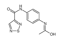 N-(4-acetamidophenyl)-1,2,5-thiadiazole-3-carboxamide Structure