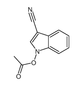 (3-cyanoindol-1-yl) acetate Structure