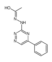 N'-(5-phenyl-1,2,4-triazin-3-yl)acetohydrazide结构式