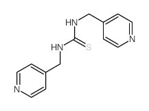 Thiourea,N,N'-bis(4-pyridinylmethyl)-结构式