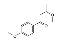 3-methoxy-1-(4-methoxyphenyl)butan-1-one结构式