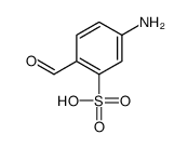 5-amino-2-formylbenzenesulfonic acid Structure