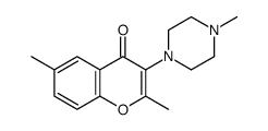 2,6-dimethyl-3-(4-methylpiperazin-1-yl)chromen-4-one Structure