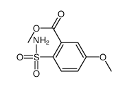 methyl 5-methoxy-2-sulfamoylbenzoate结构式