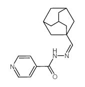 N-(1-adamantylmethylideneamino)pyridine-4-carboxamide Structure