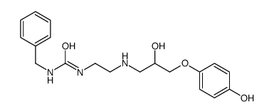 1-benzyl-3-[2-[[2-hydroxy-3-(4-hydroxyphenoxy)propyl]amino]ethyl]urea结构式