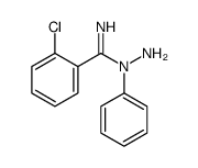 N-amino-2-chloro-N-phenylbenzenecarboximidamide结构式