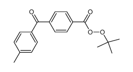 tert-butyl 4-(4'-methylbenzoyl)perbenzoate Structure